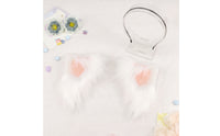 Eared Headband Soft and Fuzzy Headband with Animal Ears Soft Headwear for Adults, Teens, Cosplay