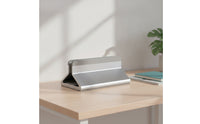 Vertical Stand, with Adjustable Width Aluminum Vertical Laptop Stand Compact Desktop Laptop Holder for Professionals