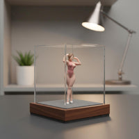 Athletic Woman Figurine Detailed Athletic Woman Figure Realistic Design Diorama Accessory for Model Hobbyists