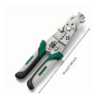 Multifunction Wire Stripping Pliers Versatile Cable Stripping Plier Allall-in-One Wire stripper/crimping Tool Lightweight for Electricians, Electrical Work, Quick Repairs