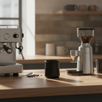 Aluminum Espresso Coffee Dosing Cup Matte Coffee Dosing Cup Messspill-Proof Accessory Sturdy for Baristas