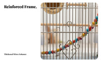 Includes Accessories Large Myna House Spacious Interior avian enclosure Easy to pet cleaning Supply sturdyDuty Wire Mesh for Aviary Hobbyists, outsidedoor, outsidedoors, Indoor, Indoors