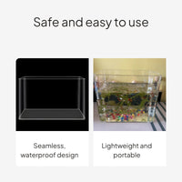 Rectangular Acrylic Fish Tank, Transparent PMMA, Integrated