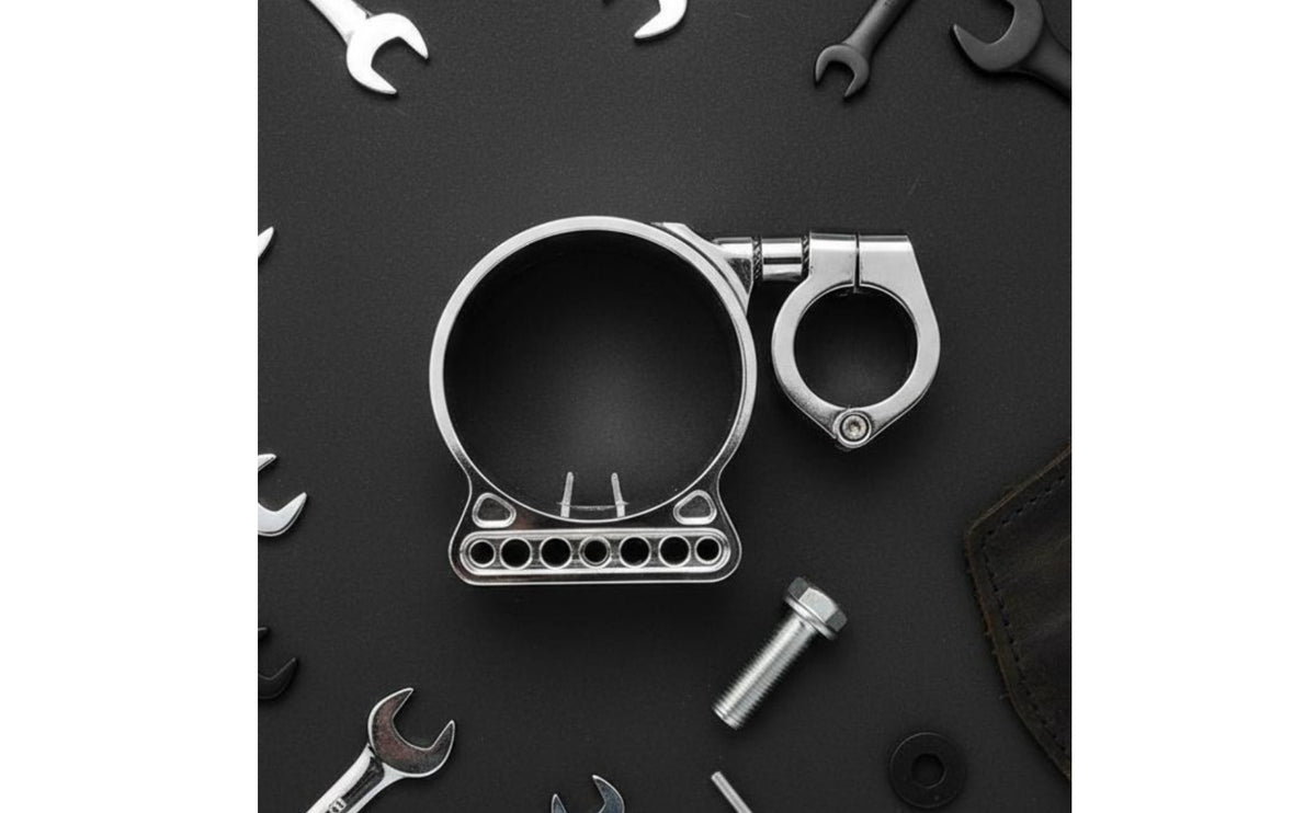 Side Mount Gauge Housing Heavy Duty Tachometer Relocation Bracket Motorcycle Accessory for DIY Mechanics