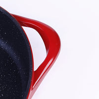 Non-Stick Maifan Stone Hot Pot with Divider, Induction Compatible