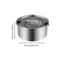 Dog Bowl with Floating Disk Anti-Slip Floating Water Bowl Removable Easy to Clean for Dogs, Home, Travel