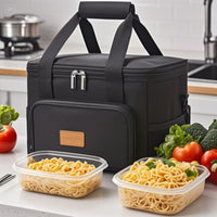 Insulated lunch Bag Oxford Cloth Soft-Sidedlunch  Bag Front Ziplunch  Container Carrier for Camping