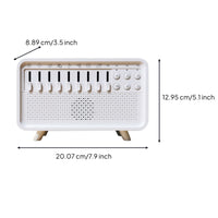 Compact Bluetooth Speaker with Night Light Multifunctional Night Light with Bluetooth Speaker LED Device Wireless for Bedroom
