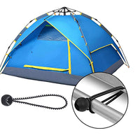 Outdoor Tent Clips with Bungee Cords and Carabiners for Canopy and Awning Windproof Fastening