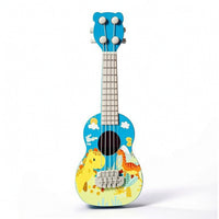 Mini Ukulele Toy Glossy Toy Ukulele with Four Strings Musical Instrument Educational Lightweight for Toddlers, Home, Classroom