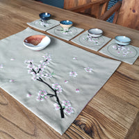DIY Embroidery Kit for Tea Coasters and Mats - Beginner Friendly Handcraft Set