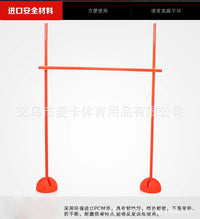 Agility Training Set with Poles, Rings, and Water-Filled Bases for Soccer & Sports Drills