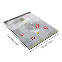 Airport Apron Display Board Finely Crafted Model Taxiway Display Base Detailed Airport Asphalt Surface Model Base for Dioramas