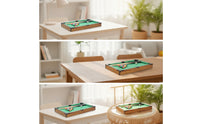 Tabletop Pool Table Space-Saving Tabletop Billiard Sturdy Table Toy for Kids, Family, Playroom, Indoor