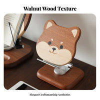 Sturdy Cartoon Dog Bookrest Multi-Purpose Adjustable Bookstand with Page Holders Book Stand Portable for Office Workers, Musicians, School, Desktop, Desk, Library