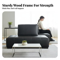 Movable Backrests Double-Sided Island Sofa Minimalist design sectional Couch Reconfigurable Design Living Room Furniture long-lasting Frame for Apartment Dwellers, Homeowners, Families, Small Spaces, Lounge Area, Open-Plan Space