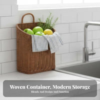 Woven interior Basket Easy to Install Household Storage Decorative Design