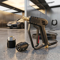 Car Cleaning Kit with Soap Dispenser for Car Wash, Foam Sprayer with 1L Bottle and Foam Lance, Quick Connect Pressure Washer Gun, 1 Pack Set