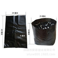 Thickened PE Plant Nursery Bags for Citrus Fruit Tree Seedlings and Bonsai, 100-Pack