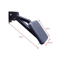 Padded Rack-Mounted Chest Support Pad Metal Bracket Angled Chest Pad Rectangular