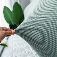 Stretch Fabric Headboard Cover Dust Protector for Modern European Style Beds