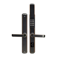 Sliding Cover Passcode Lock Waterproof Mechanical Combination Door Lock No Power Required for Garden, Garage