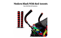 2 Pieces Umbrella Baby Carriage Push Bar Cover Soft and Comfortable Baby Carriage Handle Sleeve Foam Baby Carriage Handle Grip