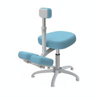Stable Fiveprong Base Adjustable Kneeling Chair Antitip-proof Adjustable Kneeling Chair with Chest Rest Lockable Casters children's Furniture for children, Students, Parents, Writing, Home Study, Desk Work, Online Learning
