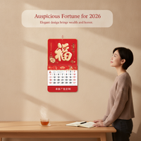 2026 Year of the Horse Chinese Wall Calendar with Tear-Off Daily Pages