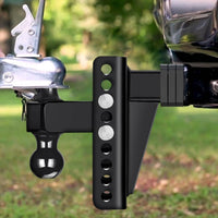 Adjustable Trailer Hitch 2-Inch Trailer Hitch with Locking Pins Carbon Steel for Transporting