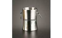 Ice Bucket with Handles Stainless Steel Insulated-Wall Ice Bucket Sleek Beverage Chiller for Hosts