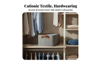 textile Closet Box Large Capacity foldable Clothing container adaptable for Attic