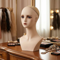 Mannequin Bust Form Smooth Female Mannequin Head Realistic