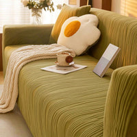 Couch Cover with Cushion Cover Stretch Sofa Slipcover Removable for Home