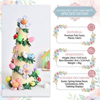 Easter Egg Tree Easter Tree Decorations Egg Tabletop Decor for Home Party Wedding Holiday Spring Summer Decoration