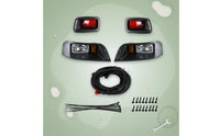 Halogen EZGO Transport Light Kit Easy Installation Golf Vehicle Light Kit for Street Use