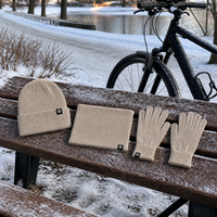 Alpaca Wool Knit Touchscreen Gloves for Women - Warm Winter Outdoor Cycling & Office Use
