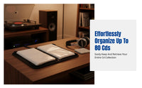 Silky Cloth CD Case, Large Storage Organizer, Dustproof Portable Wallet, Multi-Color, For Car & Home