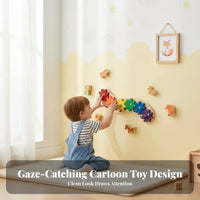 Caterpillar Gear Board Rotating Cogs Educational Caterpillar Toy Develops Fine Movement Skills Early Learning Item for on Busy Boards, Nursery