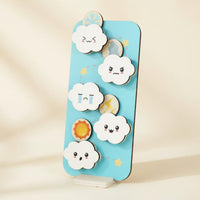 Weather Slide Toy Child-Led Learning Expression Slide Playful Reasoning Game Wooden Weather Board for Kids