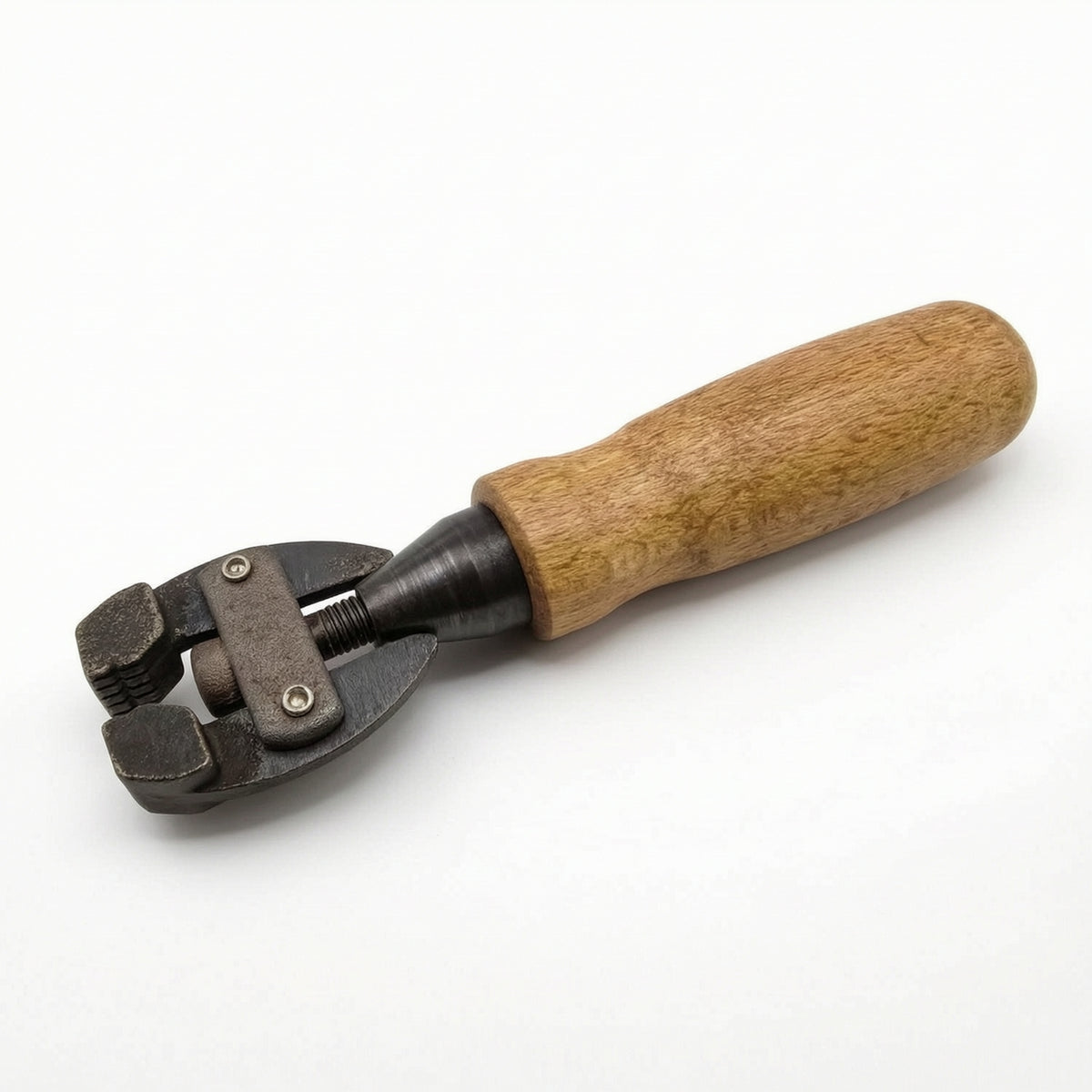 Clamping Tool with Wooden Handle Carbon-Steel Handheld Clamp Clamps for Woodworkers, Crafting, Diy Projects