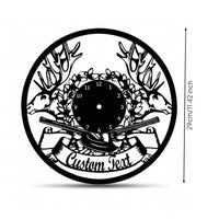 Decorative Wall Clock Easy to Read Round Wall Clock Clear Numbers for Living Room, Bedroom, Kitchen