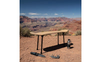 Lightweight Folding Outdoor Table Portable Camping Table Load-Bearing 25kg Folding Skateboard Bench for Campers