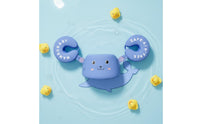 Inflation-without Baby Chest Buoyancy Aid with Arm Wings Leak-Proof Infant Swim Band with Arm Bands Pearl Foam Core Swimming Aid Skin-Friendly Material for Toddlers