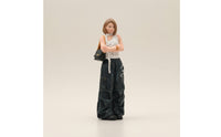 1/18 scale miniature Figurine with Shoulder Bag Detailed Female Figurine Compact Display Model for Collectors