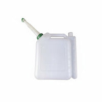 Calibrated Markings 2-Stroke Fuel Mixing Bottle Easy Measurement Fuel Mixing Can with Spout Thickened Plastic for Landscapers, Yard Work
