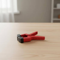 ABS Material A-Shaped Clamp Red Color Plastic Flexible Clamp Strong Grip Hand Tool Long-Lasting for Woodworkers, Woodworking, Workshop