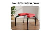 Thick Padded Cushion Mind-Body Practice Headstand Bench Sturdy & Stable Headstand Bench Ergonomic Design Mind-Body Practice Inversion Chair Easy Assembly for Office Workers, Home, Gym