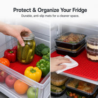 Refrigerator Freezer Shelf Liner Mat Non-Slip Drain Pad for Cold Storage Display Cabinets
