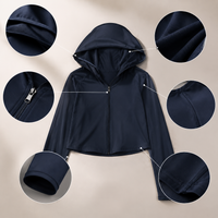 Women's Long Nylon UV Protection Sun Protection Jacket for Summer